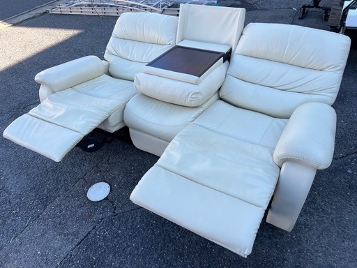 ニトリ 電動ソファ ３人掛け やや汚れあり