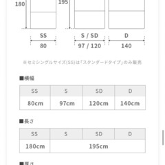 折りたたみマットレスの画像