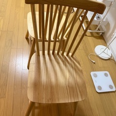 椅子2個の画像