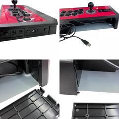 186000 現状品 HORI ホリ プレステ４ リアルアーケード Pro.V 隼  PS4-015  レッド [0000000001941]の画像