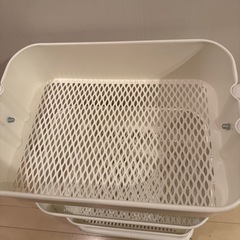 IKEA ロースコグ　ワゴン　白の画像