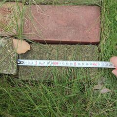 コンクリートブロック 約20x10cm DIY 園芸 庭の装飾 あるだけの画像