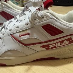 FILA スニーカー CORDA White Fila Red Gardeniaの画像