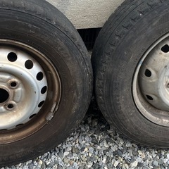 無料　145R12 6PR タイヤホイールセット　4本　の画像