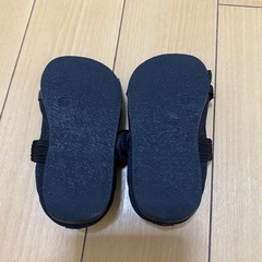 女児黒シューズ（15センチ）の画像