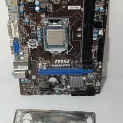 「手渡しのみ」MSI H81 マザーボード CPU i7 4770 ジャンク品の画像