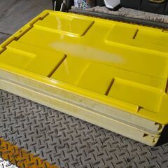 くまねず《姫路》折りたたみ☆コンテナボックス2個☆１個蓋つきの画像