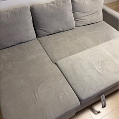 ニトリのソファベッド、COUCH SOFABED NOARK2 N-SHIELD FABRIC BEの画像