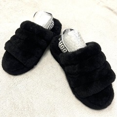 ※未使用 UGG アグ フラッフ イヤー スライドの画像