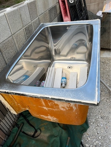 ステンレス製　浴槽