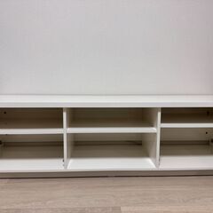 IKEA BYÅS ビーオーステレビ台（白）の画像
