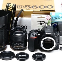 ✨Nikon D5600 美品✨シリーズ最新！Wレンズキット✨一眼レフ 初心者の画像