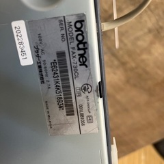 ファクス電話機の画像