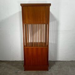 『和家具』水屋箪笥 箪笥 ハイチェスト チェスト キャビネット 飾棚 飾り棚 オープンシェルフ シェルフ RWcab5の画像