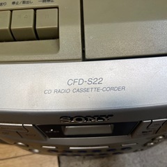 SONY CDラジカセの画像
