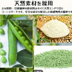 【新品未使用】 猫砂5秒で固まる　トイレに流せる　無臭天然素材　高級猫砂20袋セットの画像