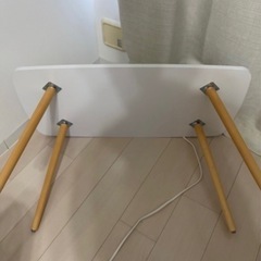 ローテーブル 白の画像