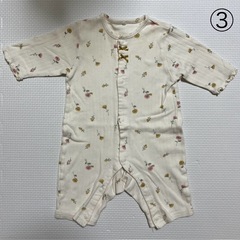 【10/31迄】ベビー 60-70cm カバーオール 3点 の画像