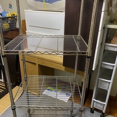 収納家具　スチールラック　4段の画像