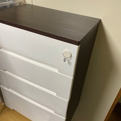 収納家具　タンス　衣服収納の画像