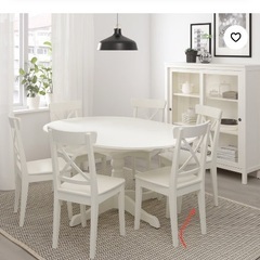 IKEAテーブル(インガートルプ)セットの画像