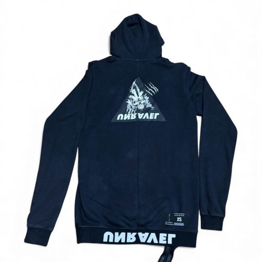 中古　UNRAVEL PROJECTウルトラロングヴィンテージフーディー XS