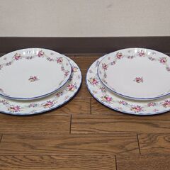 MINTON ミントン パスタ皿 大皿 プレート 4枚セット 食器 花柄 うつわの画像