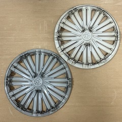 b_VW Volkswagen POLO 6R フォルクスワーゲン ポロ 純正 15インチ ホイールキャップ ホイールカバー2枚のみ 6C0.601.147.C / 6C0.601.147.Aの画像