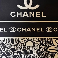 CHANEL マット 玄関マット マット ブラックの画像