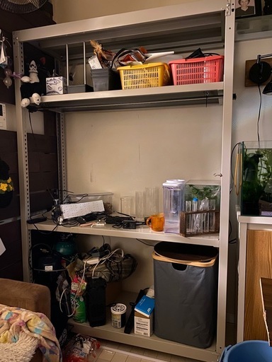 耐荷重一段200kg 高さ120センチスチールラック