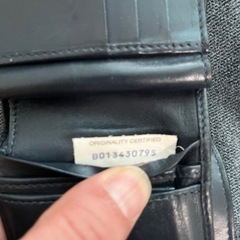 Bottega Veneta ブラック 二つ折り財布の画像