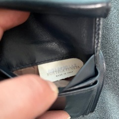 Bottega Veneta ブラック 二つ折り財布の画像