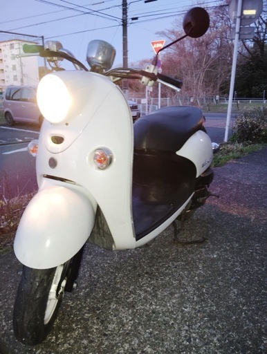 ヤマハ ビーノ 50cc 白 自賠責保険あり
