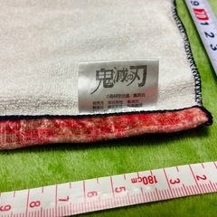 使用品④フルカラーフェイスタオルおよそ80×34cm 鬼滅の刃 柱集合 漫画アニメ 終売品の画像