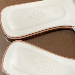 ⭐︎美品⭐︎HERMES/エルメス/オラン/サンダル/ホワイト/レザーの画像