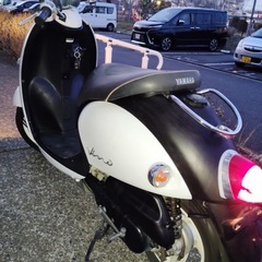 ヤマハ ビーノ 50cc 白 自賠責保険ありの画像