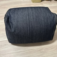 無印良品 体にフィットするソファ　ミニ　綿デニム（ネイビー）の画像
