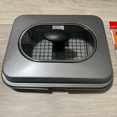 煙が出ない魚焼きグリル　受け皿シート付きの画像