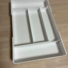 美品　ニトリ　縦横伸縮整理トレー Nブラン(ホワイト)の画像
