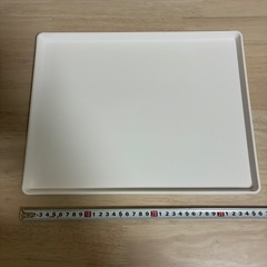 美品　ニトリ　そのままレンジで使えるすべりにくいトレー(M)の画像
