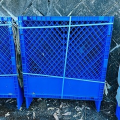 【未使用】フェンス　作業　ブルーの画像