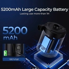 1個 屋外用 デュアルパーパス 電動エアポンプの画像