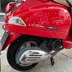 VESPA LY150ie 実働！　バッテリー新品　セル1始動　カバー付き　自賠責付き！　リアボックス　シールド　一円スタート　始動動画あり　の画像