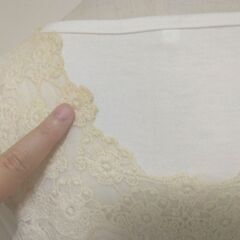ジレ　生成り　レディースの画像