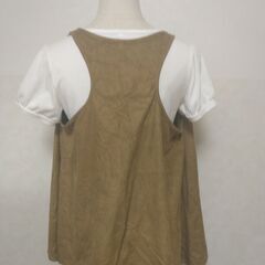 ジレ　ブラウン　レディースの画像