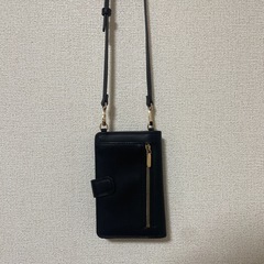チャールズアンドキース ポーチウォレット 黒の画像
