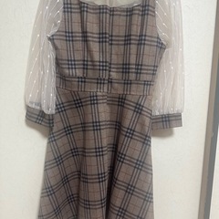 秋ワンピースの画像