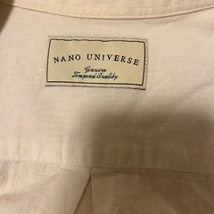 ナノ・ユニバースのシャツの画像