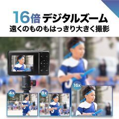 Bluemake 4Kコンパクトデジタルカメラの画像
