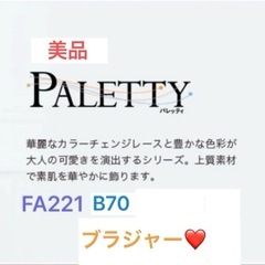【未着用 美品】パレッティ＊FA221＊B
70ライトブラウン＊期間限定セールの画像